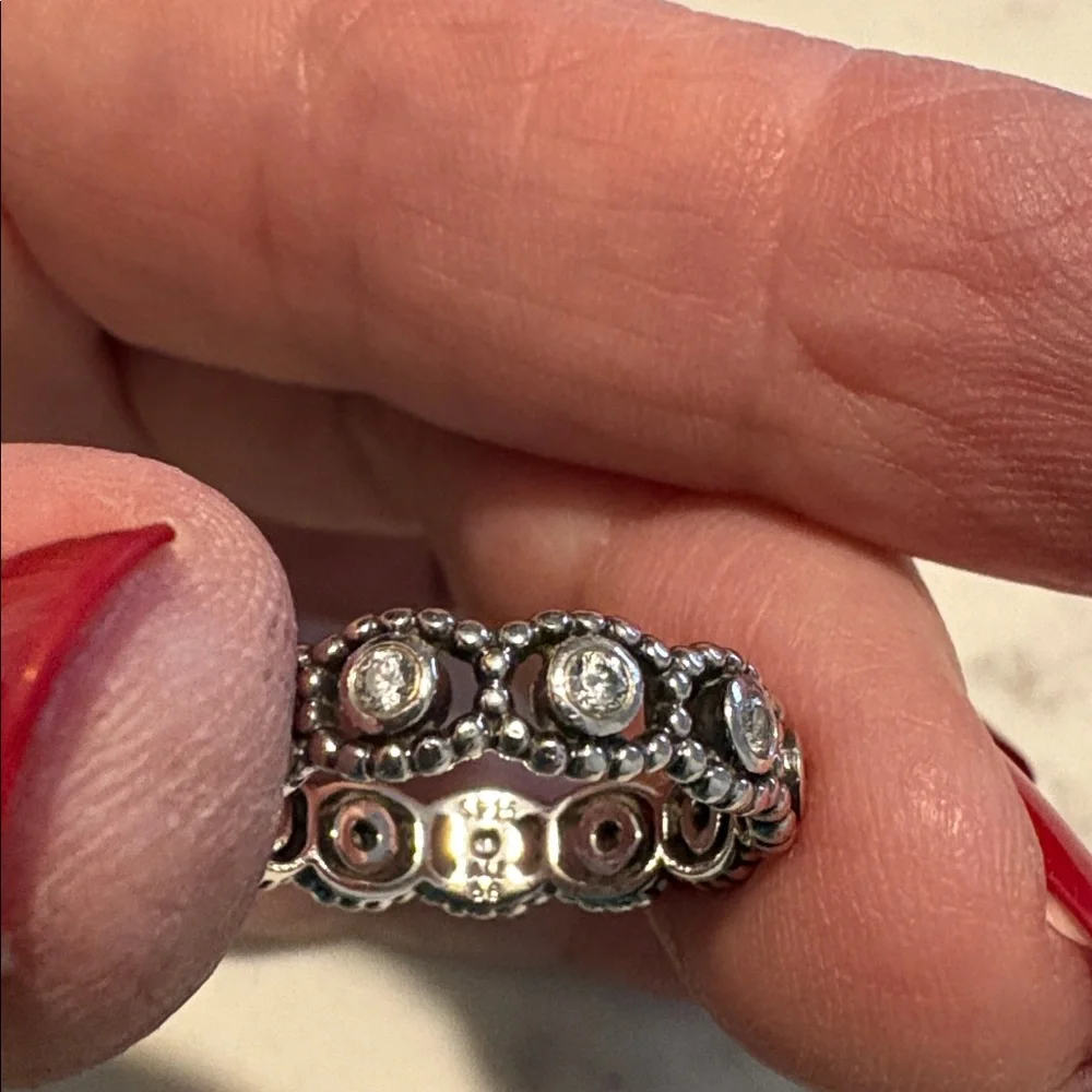 PANDORA Her Majesty Sterling Silver Ring - Picture 4 of 4